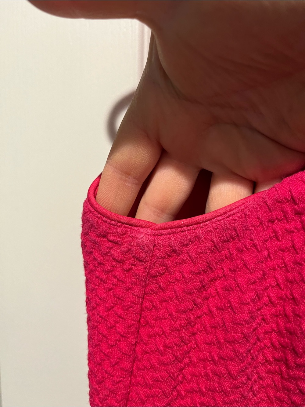 Lands End Pink Textured Sheath Dress - Picture 5 of 8